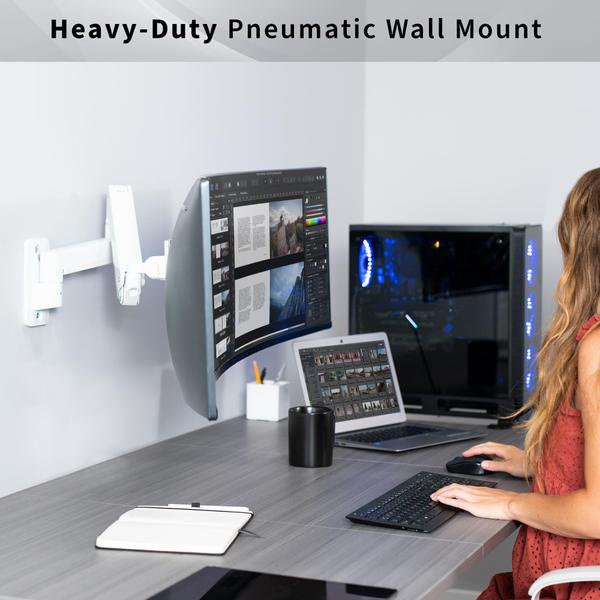 Braço de monitor VIVO Premium Aluminium para Ultrawide 49" Imagem de Braço de monitor VIVO Premium Aluminium para Ultrawide 49"