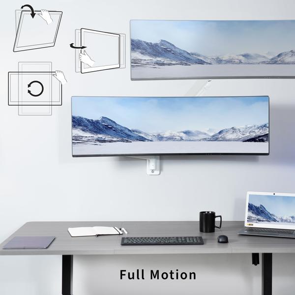 Braço de monitor VIVO Premium Aluminium para Ultrawide 49" Imagem de Braço de monitor VIVO Premium Aluminium para Ultrawide 49"