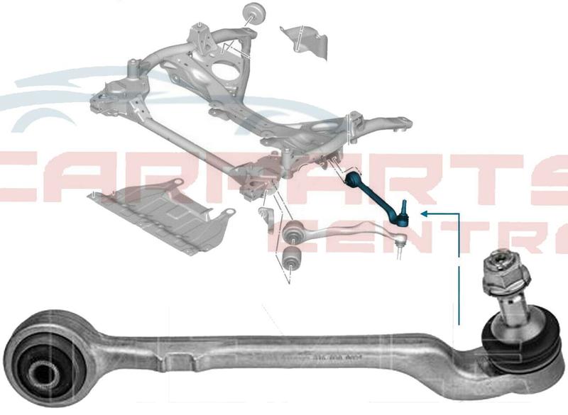 Imagem de Braço Dianteiro Reto Bmw 116i 118i 320i 328i 335 - Ld Direito