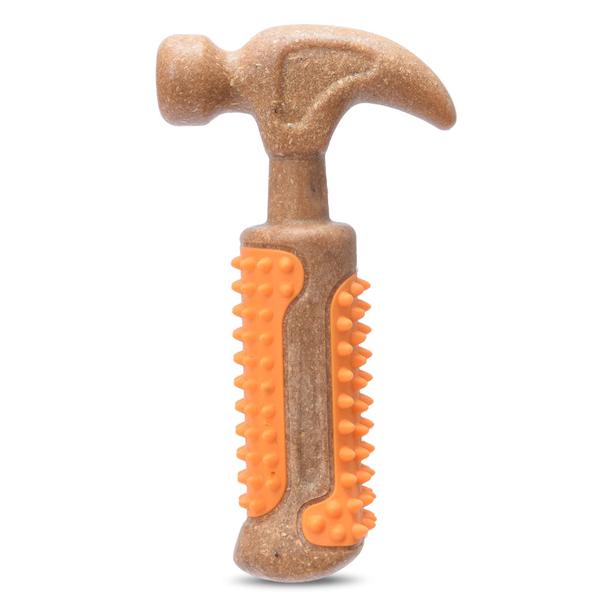 Imagem de Braço e martelo de brinquedo Chew para animais de estimação Wood Blend Hammer para cães