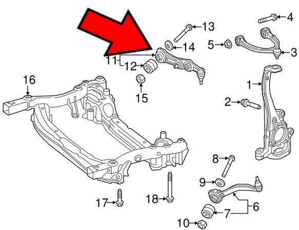 Imagem de Braço Superior Reto Esquerdo Mercedes C180 C200 C250 GLC250