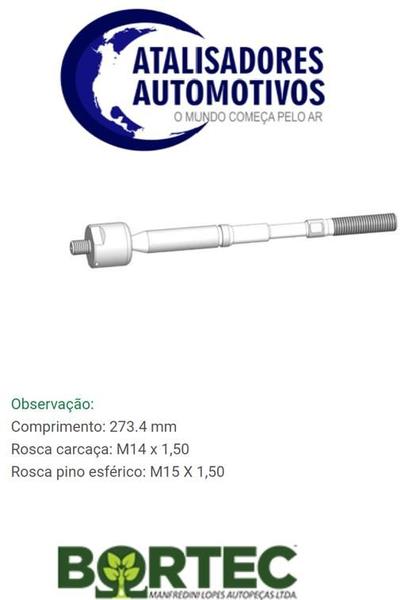 Imagem de Braço terminal axial TOYOTA COROLLA E14 -E15 2002 ATÉ 2008 sistema caixa hidraulica- BORTEC BA8205