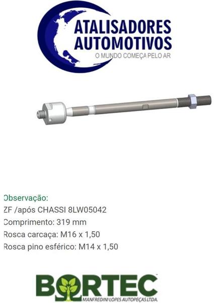 Imagem de Braço terminal axial VOLKSWAGEN BORA 1998 ATÉ 2005 Sistema de caixa hidraulica- BORTEC BA8097