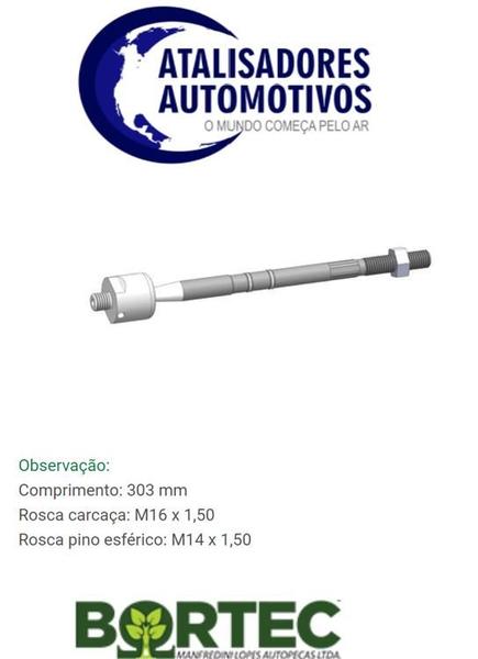 Imagem de Braço terminal axial VOLKSWAGEN VOYAGE 2008 ATÉ 2024 sistema caixa hidraulica- BORTEC BA8192