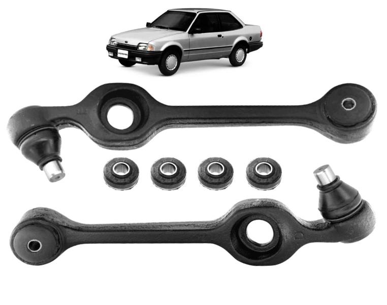 Braços Oscilantes Suspensão Dianteira c/ Buchas - Ford Escort, Verona, VW Apollo - MDS/Bani/Dew Imagem de Braços Oscilantes Suspensão Dianteira c/ Buchas - Ford Escort, Verona, VW Apollo - MDS/Bani/Dew