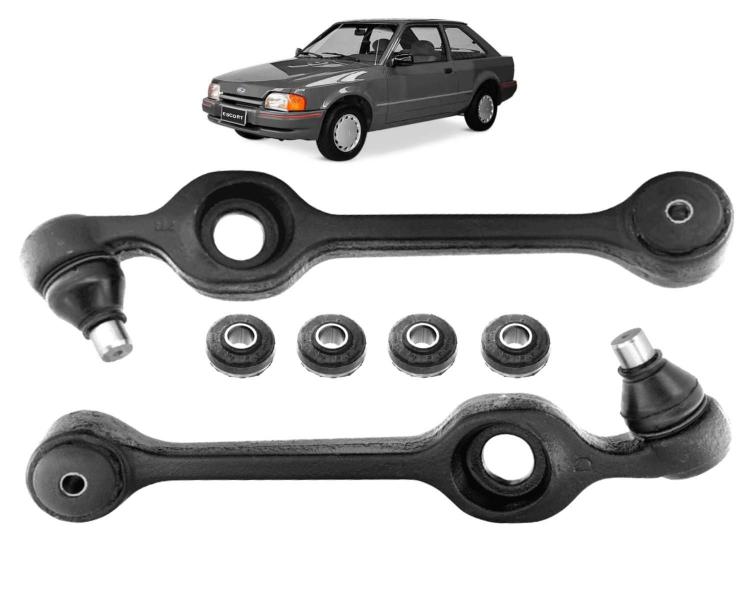 Braços Oscilantes Suspensão Dianteira c/ Buchas - Ford Escort, Verona, VW Apollo - MDS/Bani/Dew Imagem de Braços Oscilantes Suspensão Dianteira c/ Buchas - Ford Escort, Verona, VW Apollo - MDS/Bani/Dew