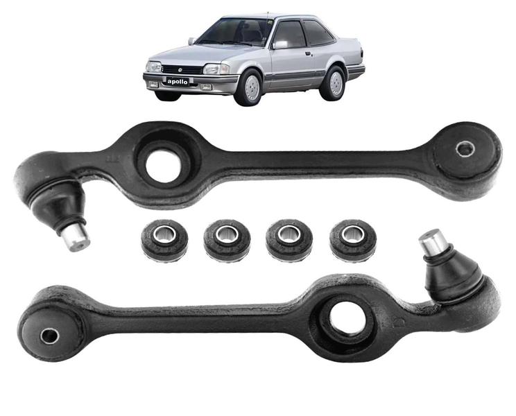 Braços Oscilantes Suspensão Dianteira c/ Buchas - Ford Escort, Verona, VW Apollo - MDS/Bani/Dew Imagem de Braços Oscilantes Suspensão Dianteira c/ Buchas - Ford Escort, Verona, VW Apollo - MDS/Bani/Dew