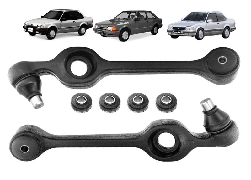 Braços Oscilantes Suspensão Dianteira c/ Buchas - Ford Escort, Verona, VW Apollo - MDS/Bani/Dew Imagem de Braços Oscilantes Suspensão Dianteira c/ Buchas - Ford Escort, Verona, VW Apollo - MDS/Bani/Dew