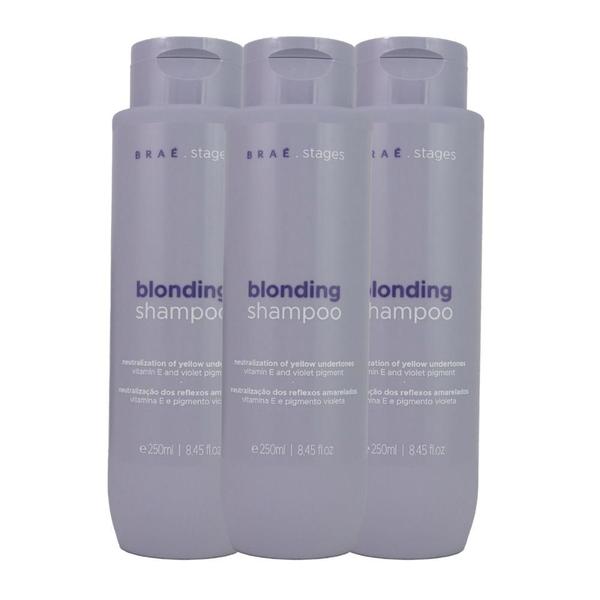 Imagem de Braé Stages Blonding Kit 3 Shampoo 250ml