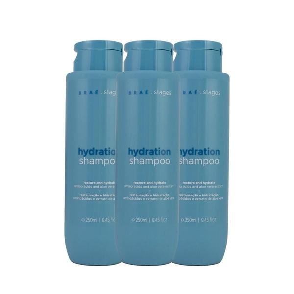 Imagem de Braé Stages Hydration Kit 3 Shampoo 250ml