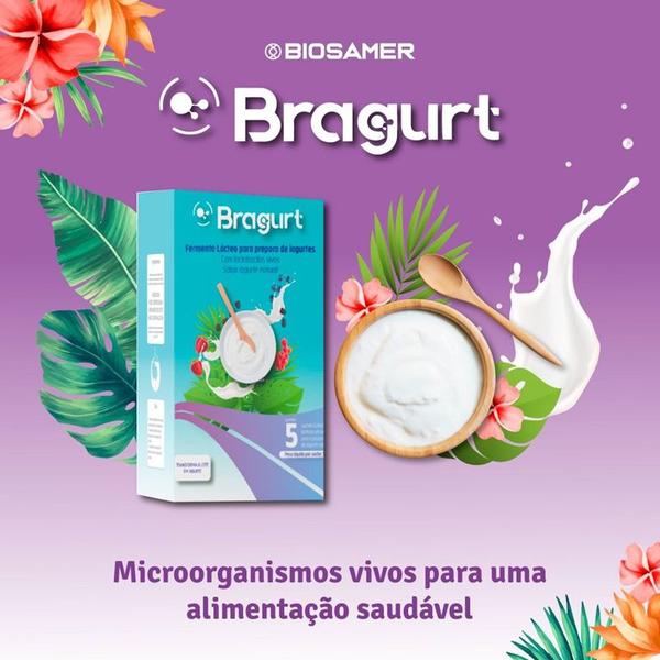 Imagem de Bragurt Fermento Lácteo Para Preparo do Iogurte 05 LITROS