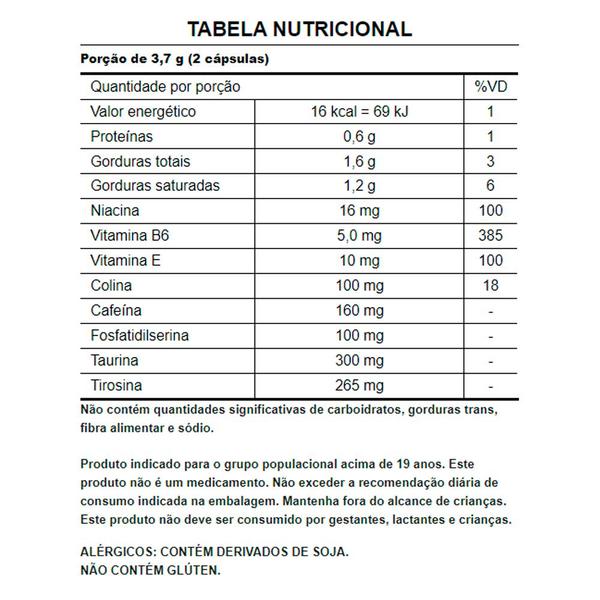 Imagem de Brain Focus (30 Cápsulas) Puravida