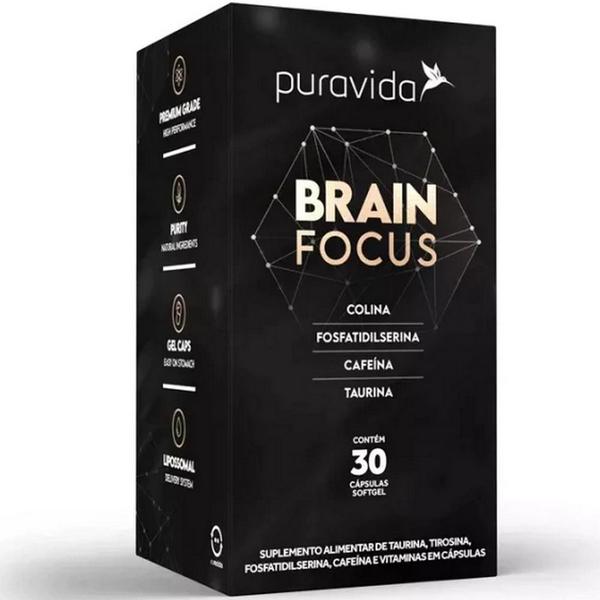 Imagem de Brain Focus - (30 Capsulas Softgel) - Pura Vida