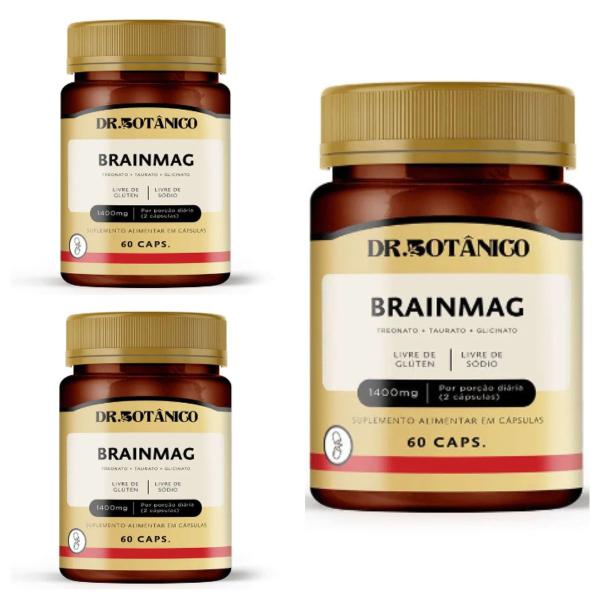 Imagem de Brain mag 1.400mg 60 capsulas - dr botanico