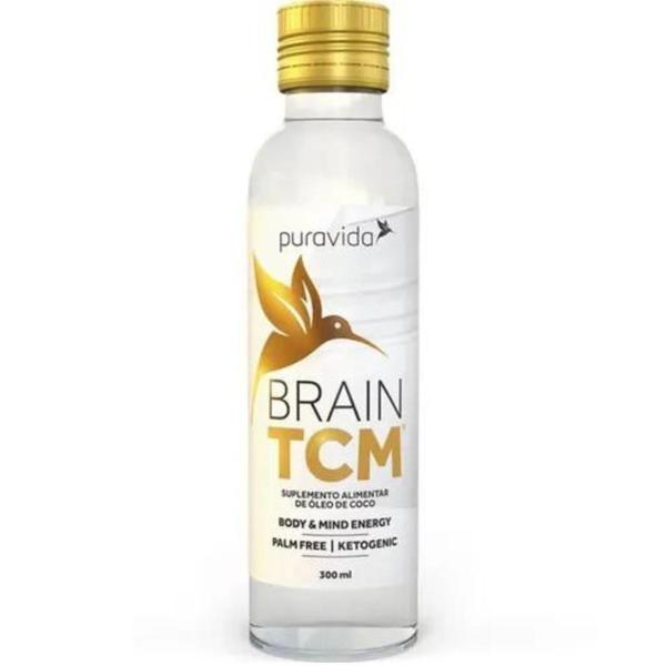 Imagem de Brain Tcm Premium Óleo De Coco Concentrado 300ml Pura Vida