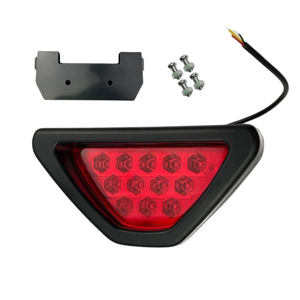 Imagem de Brake Light  Luz de Freio Triangular Universal Strobo Pisca