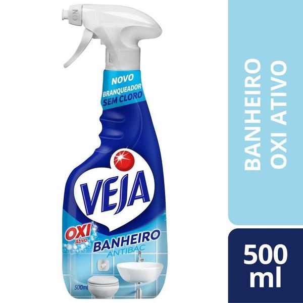 Imagem de Branqueador Banheiro Veja Antibac Frasco 500Ml Borrifador