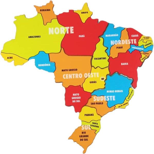 Imagem de Brasil em regioes