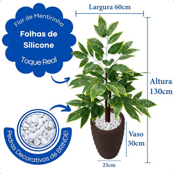 Imagem de Brasileirinho Planta Artificial com Vaso Decorativo