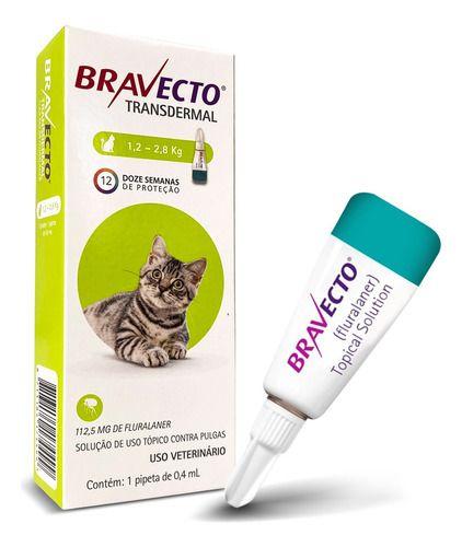 Imagem de Bravecto Transdermal Gatos anti Pulgas 1,2/2,8kg