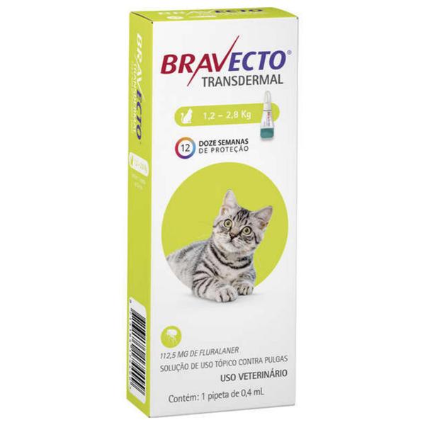 Imagem de Bravecto transdermal gatos de 1,2 a 2,8 Kg