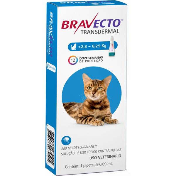 Imagem de Bravecto Transdermal para Gatos de 2,8 a 6,25 Kg - 250 mg