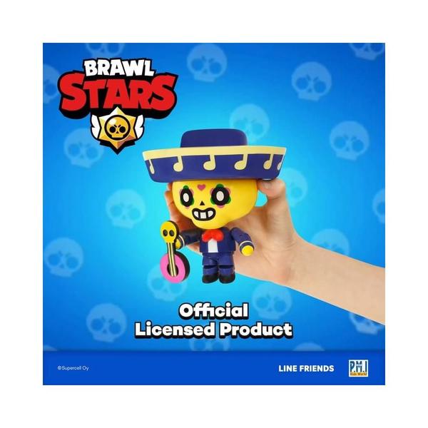 Imagem de Brawl Stars Action Figure Poco Brawler Guitarra Destacável