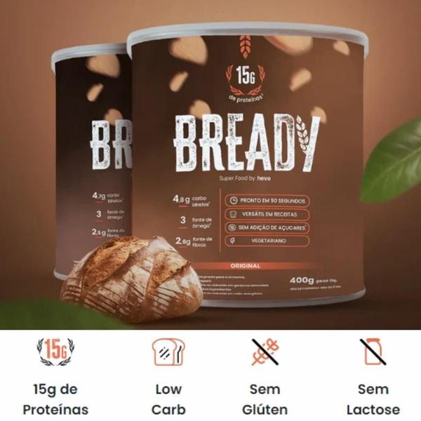 Imagem de Bready Pão Proteico Low Carb Original - 400g