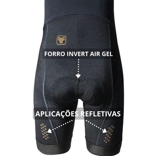 Imagem de Bretelle ciclismo masculino Free Force Performance Invert Air Gel