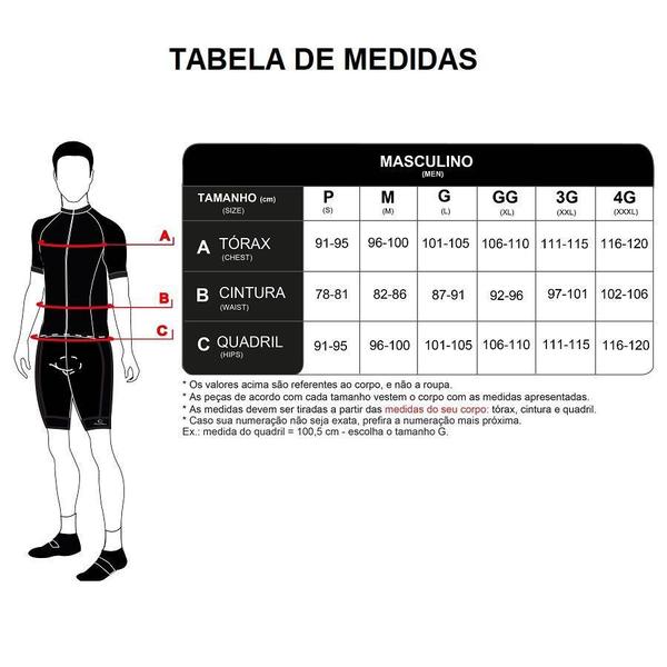 Imagem de Bretelle ciclismo masculino Mauro Ribeiro Light Tour 2.0