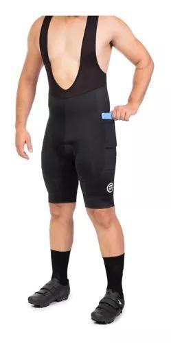 Imagem de Bretelle Ciclismo Mtb Speed Olympius Gel Masculino C/bolso