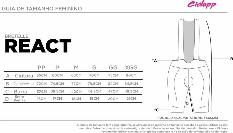 Imagem de Bretelle Feminino Ciclopp React Vinho