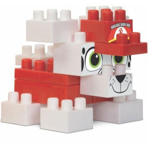 Imagem de Brigada Baby Dog Bombeiro com 16 Peças - Mercotoys