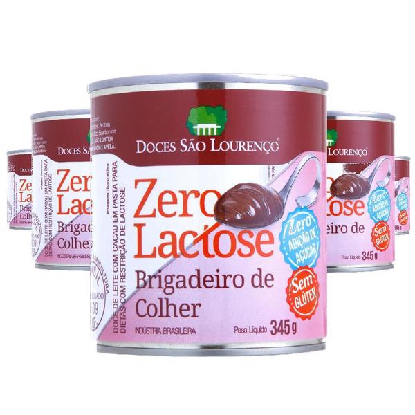 Imagem de Brigadeiro De Colher Zero/Zero São Lourenco 345G - 5 Un