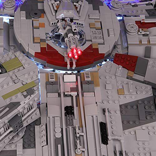 Imagem de BRIKSMAX Led Lighting Kit para Star Wars Ultimate Millennium Falcon - Compatível com Lego 75192 Building Blocks Model- Não Incluir o Conjunto Lego