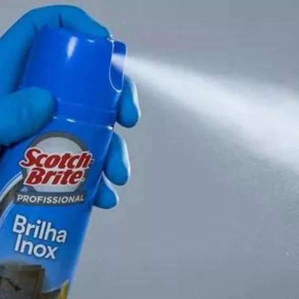 Imagem de Brilha Inox 3M Scotch-Brite P/Limpeza Profissional 400Ml C/2