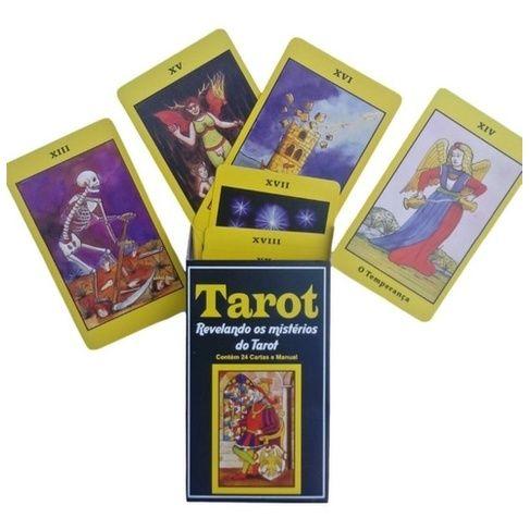 Imagem de Brilhante Tarot Revelando os Mistérios 24 Cartas e Manual