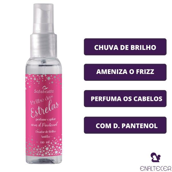 Imagem de Brilho Estrelas Para O Cabelo Perfume Capilar E Anti Frizz