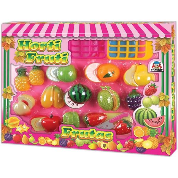 Imagem de BRINCANDO DE CASINHA HORTIFRUTI FRUTAS C/tiras autocolantes BRASKIT