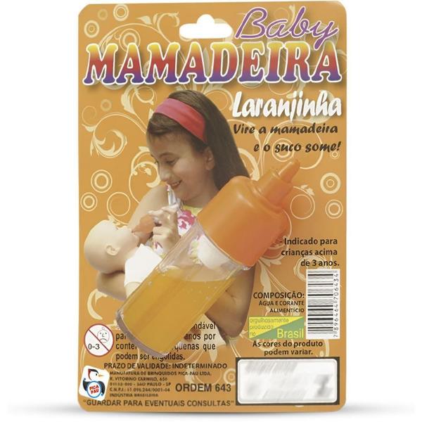 Imagem de Brincando de Casinha Mamadeira Laranjinha para Boneca