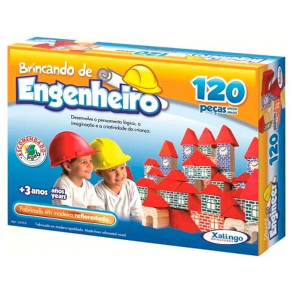 Imagem de Brincando de Engenheiro 120 Peças - Xalingo