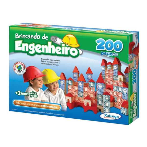 Imagem de Brincando de Engenheiro 200 Peças - Xalingo