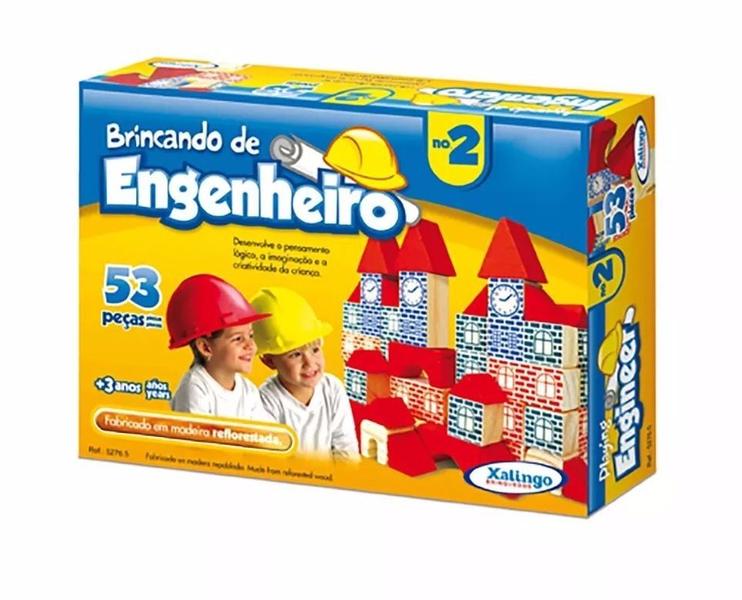 Imagem de Brincando de Engenheiro  53 peças  Xalingo