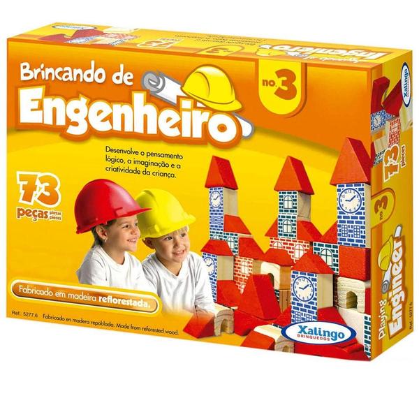 Imagem de Brincando De Engenheiro 73 Peças - Xalingo