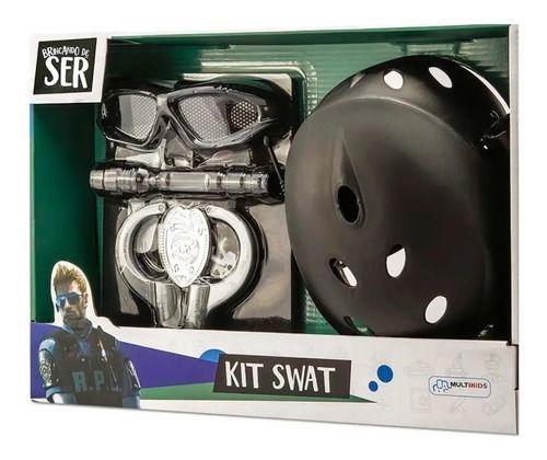 Brincando De Ser Kit Policia Swat Com Oculos Multikids Br966 Imagem de Brincando De Ser Kit Policia Swat Com Oculos Multikids Br966