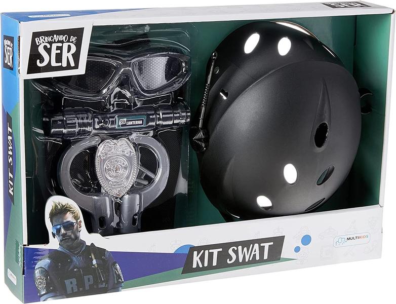 Brincando De Ser Kit Policia Swat Com Oculos Multikids Br966 Imagem de Brincando De Ser Kit Policia Swat Com Oculos Multikids Br966