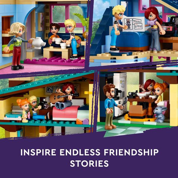 Imagem de Brinque LEGO Friends Olly and Paisley's Family Houses com 5 Mini-