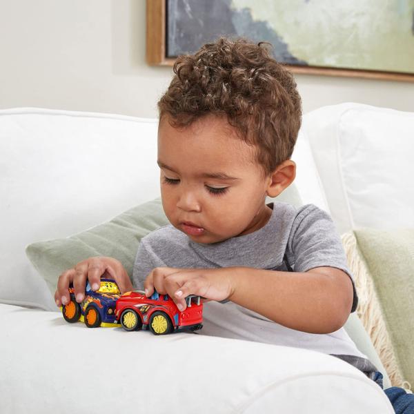 Brinque VTech Go! Vá! Pacote com 2 unidades Smart Wheels Race Team para crianças com mais de 1,5 anos Imagem de Brinque VTech Go! Vá! Pacote com 2 unidades Smart Wheels Race Team para crianças com mais de 1,5 anos