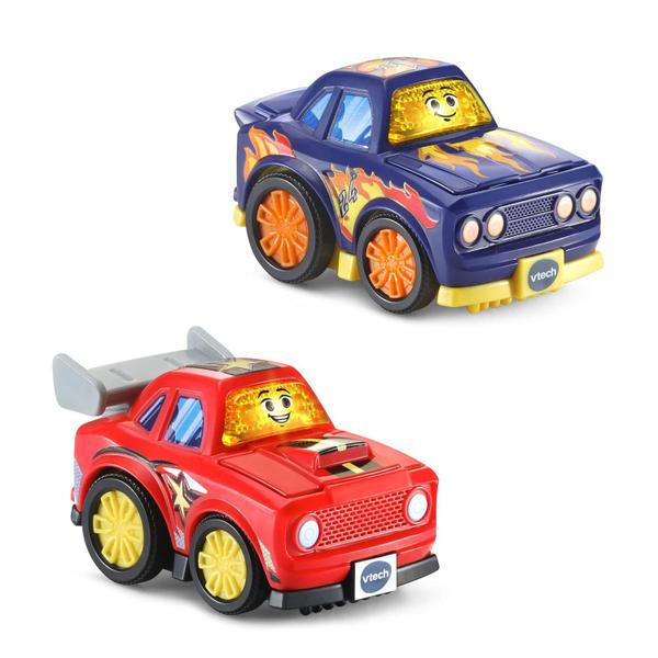 Brinque VTech Go! Vá! Pacote com 2 unidades Smart Wheels Race Team para crianças com mais de 1,5 anos Imagem de Brinque VTech Go! Vá! Pacote com 2 unidades Smart Wheels Race Team para crianças com mais de 1,5 anos