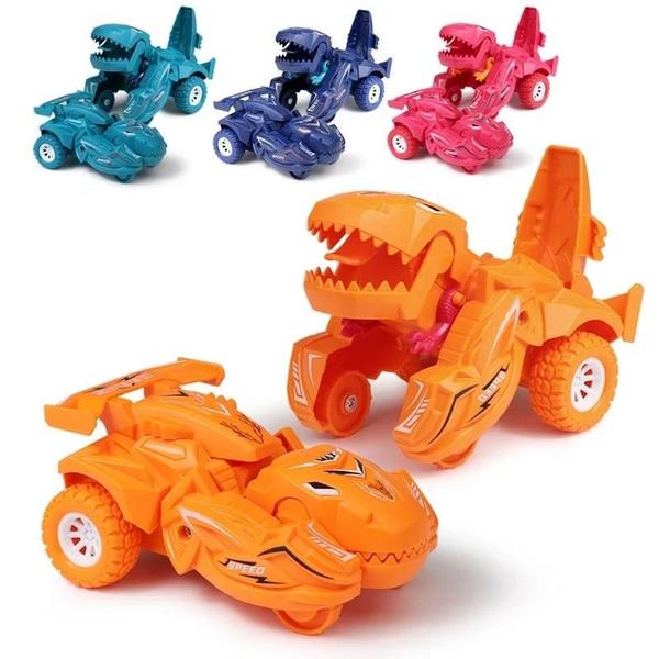 Imagem de Brinquedo 2 em 1: Carro de Dinossauro que se Transforma - Modelo para Meninos